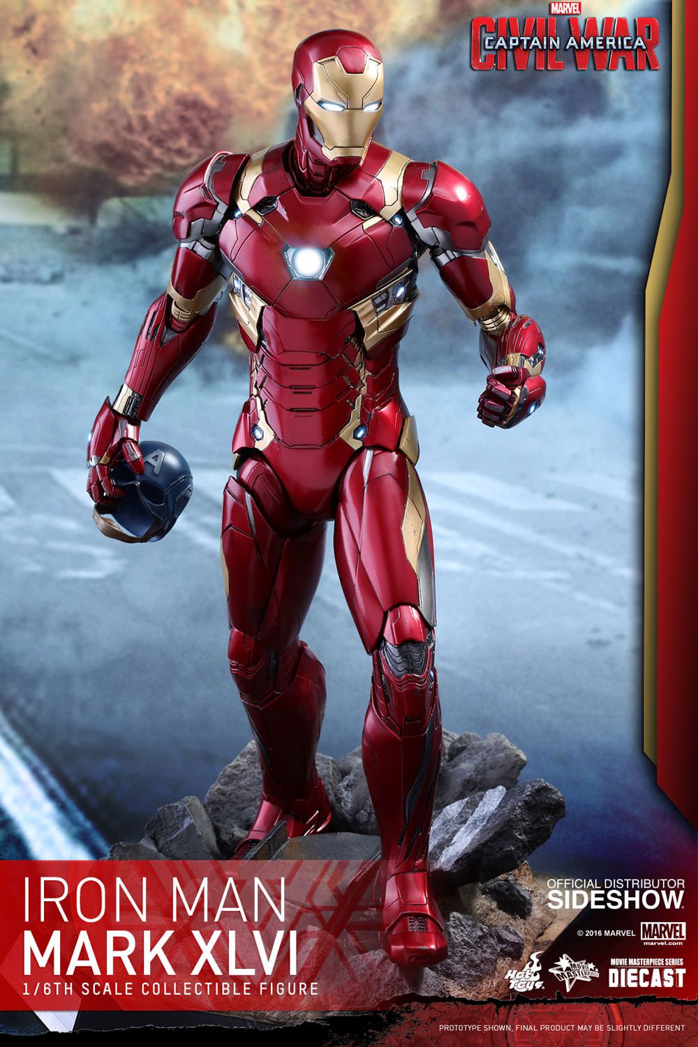 IN STOCK) HOT TOYS 1/6th scale Iron Man Mark LXXXV Battle Damaged Version - Avengers: End game