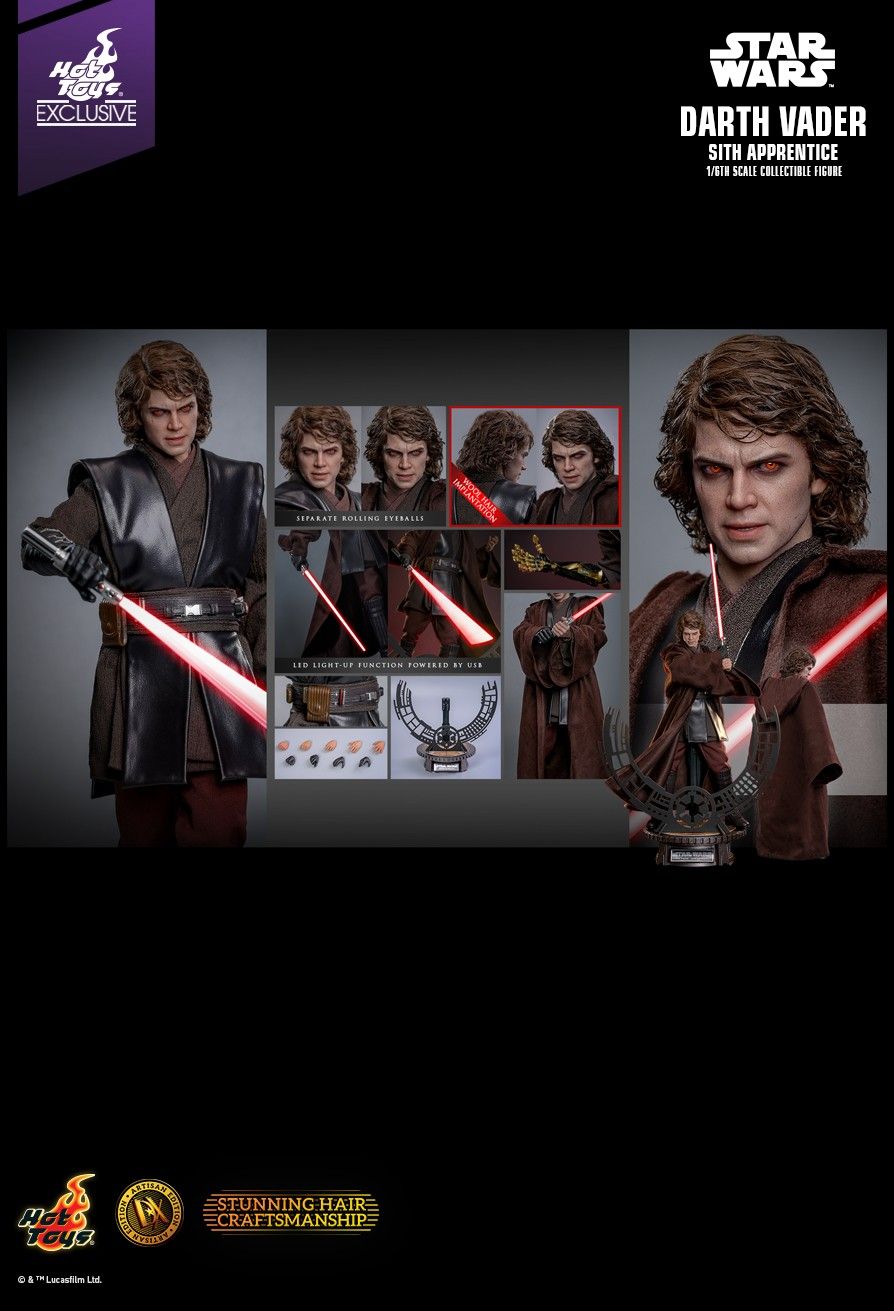 Darth Vader™ (Sith Apprentice) Artisan Edition Anakin Hot Toys