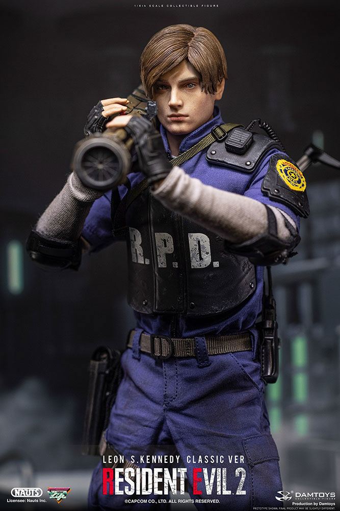 RESIDENT EVIL Death Gas Station Figura 1/6 Leon S. Kennedy