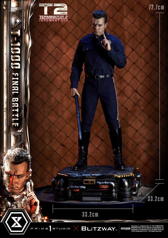Terminator 2 Estatua Museum Masterline Series 1/3 T-100 Final