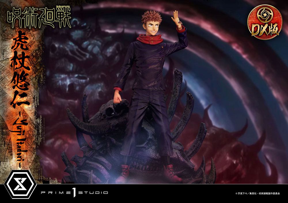 Figurine Premium Masterline Jujutsu Kaisen - Yuji Itadori Deluxe - Collection 38 Cm - Pièce Détaillée Pour Fans Et Collectionneurs