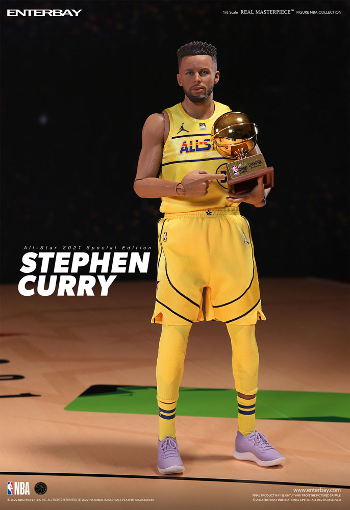 NBA Collection Figura Real Masterpiece 1/6 Stephen Curry All Star