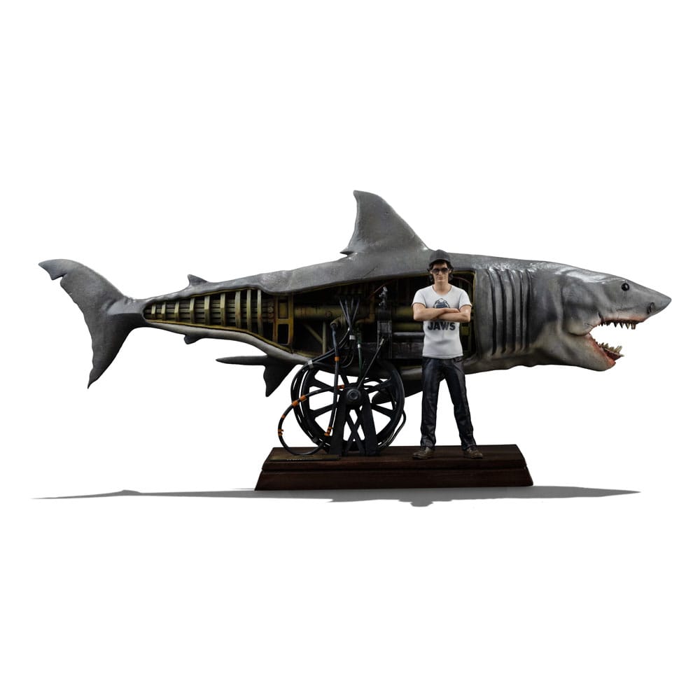Tiburón Estatua PVC Movie Maniacs Jaws (50 aniversario) 16 cm