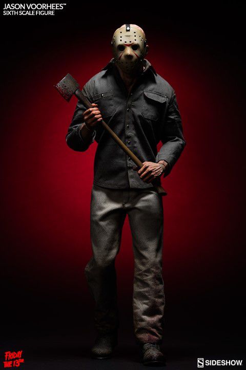 Jason Voorhees Figura con Sonido 38 cm Friday The 13th Part 3 MDS Mega Scale re-Run | Figura de acción móvil, con sonido