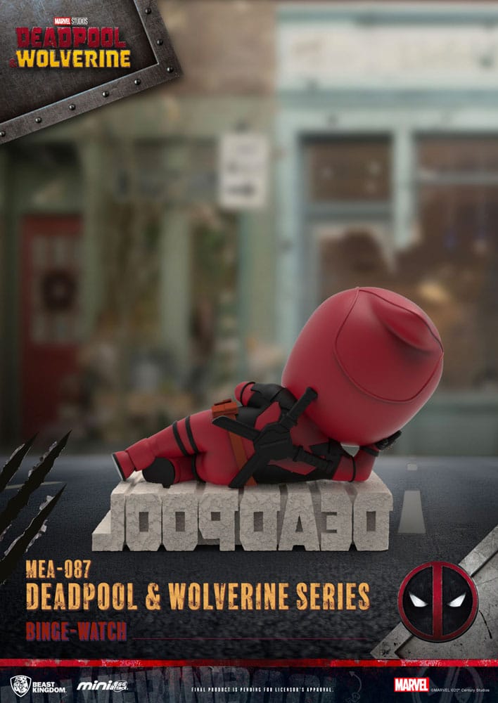 Deadpool 3 Pack de 6 Figuras Deadpool & Lobezno Series Mini Egg Attack Set 8 cm Beast Kingdom Toys