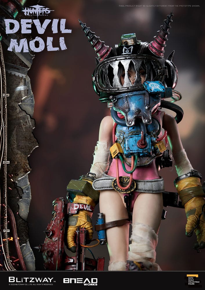 Hunters: Day After WWIII Figura 1/6 Devil Moli 44 cm Blitzway
