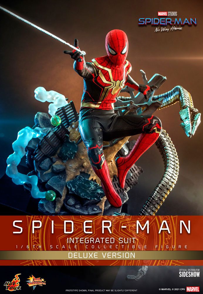 SpiderMan (Integrated Suit) Deluxe Version Hot toys