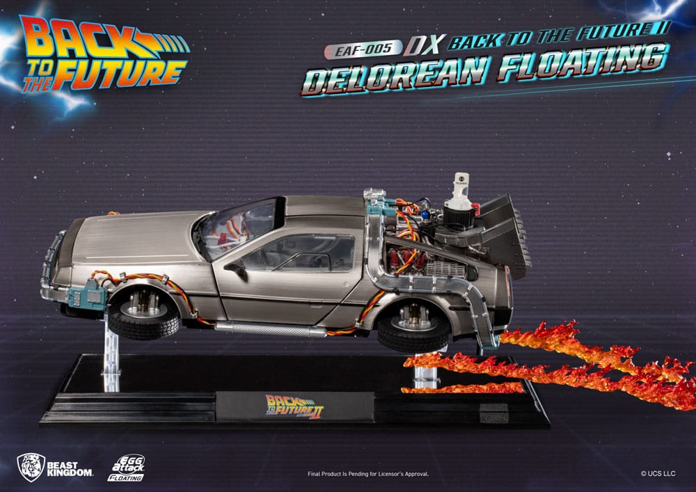 Deluxe Version REGRESO AL FUTURO Estatua Egg Attack Floating Back