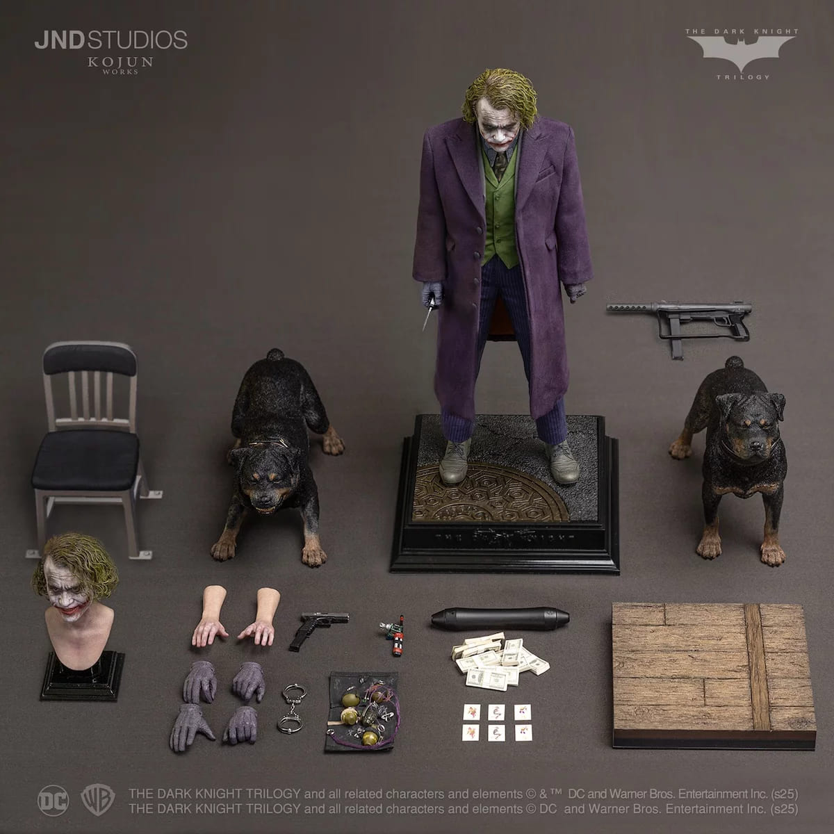 JOKER EL CABALLERO OSCURO HEATH LEDGER TYPE B HYPERREAL JND STUDIO