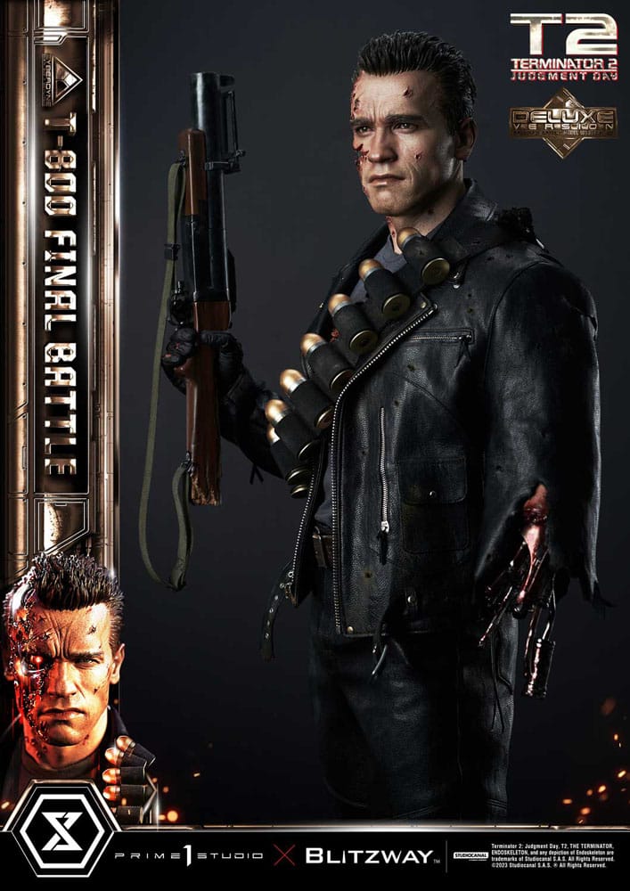 Terminator 2 Estatua Museum Masterline Series 1/3 T-800 Final