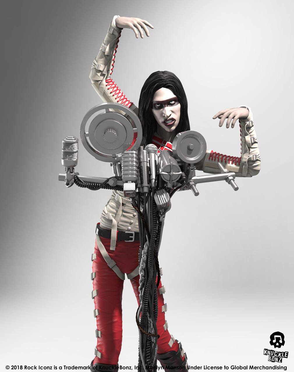 Marilyn Manson Estatua Rock Iconz 1/9 21 cm