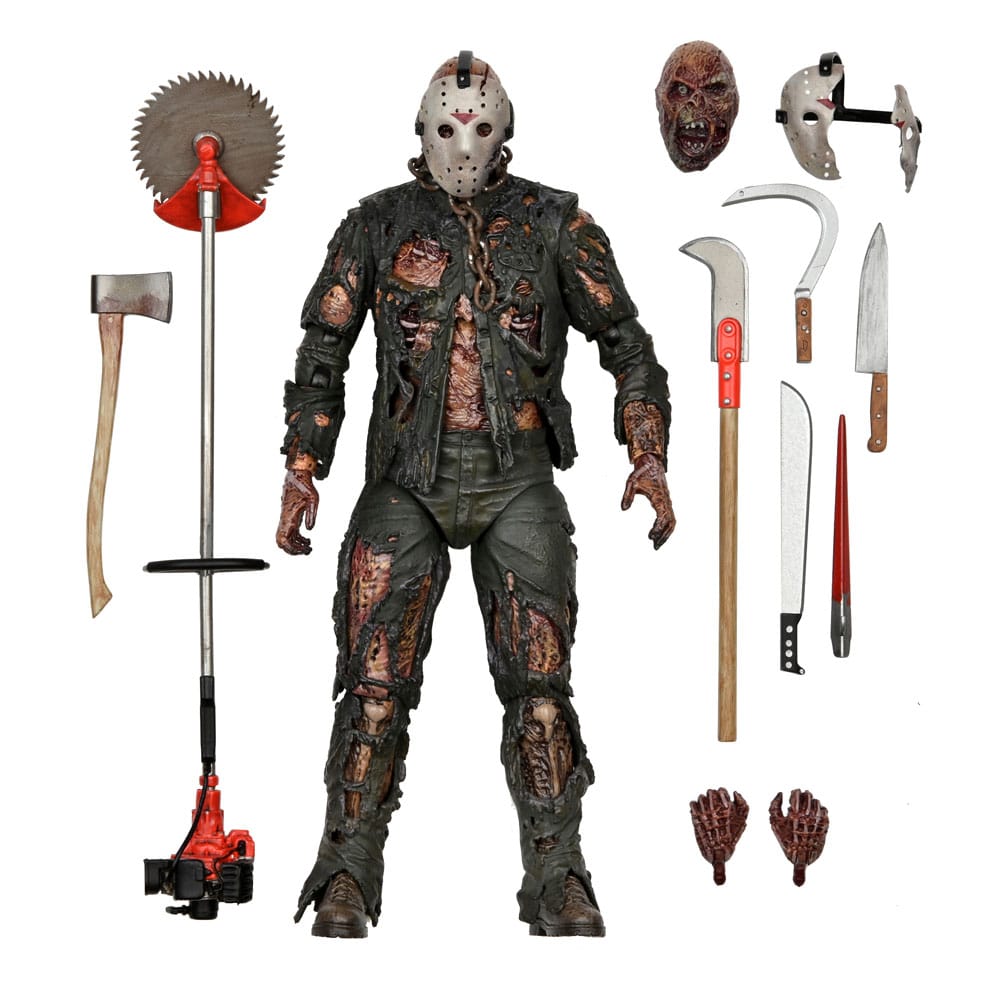 Viernes 13 Figura con sonido Mega Scale Jason Voorhees 38 cm Mezco Toys