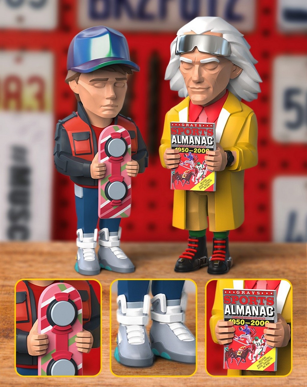 Regreso al futuro 2: Doc Brown y Marty McFly by YARMS Statue Set