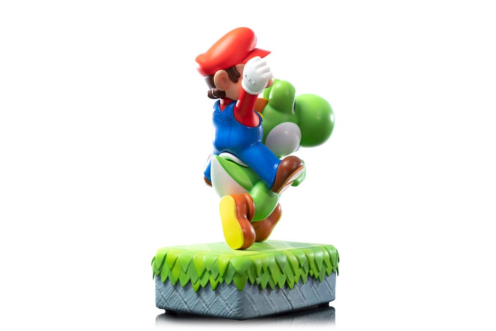 Statue Super Mario – Mario & Yoshi Édition Standard Par First 4 Figures (F4F, Neuve)