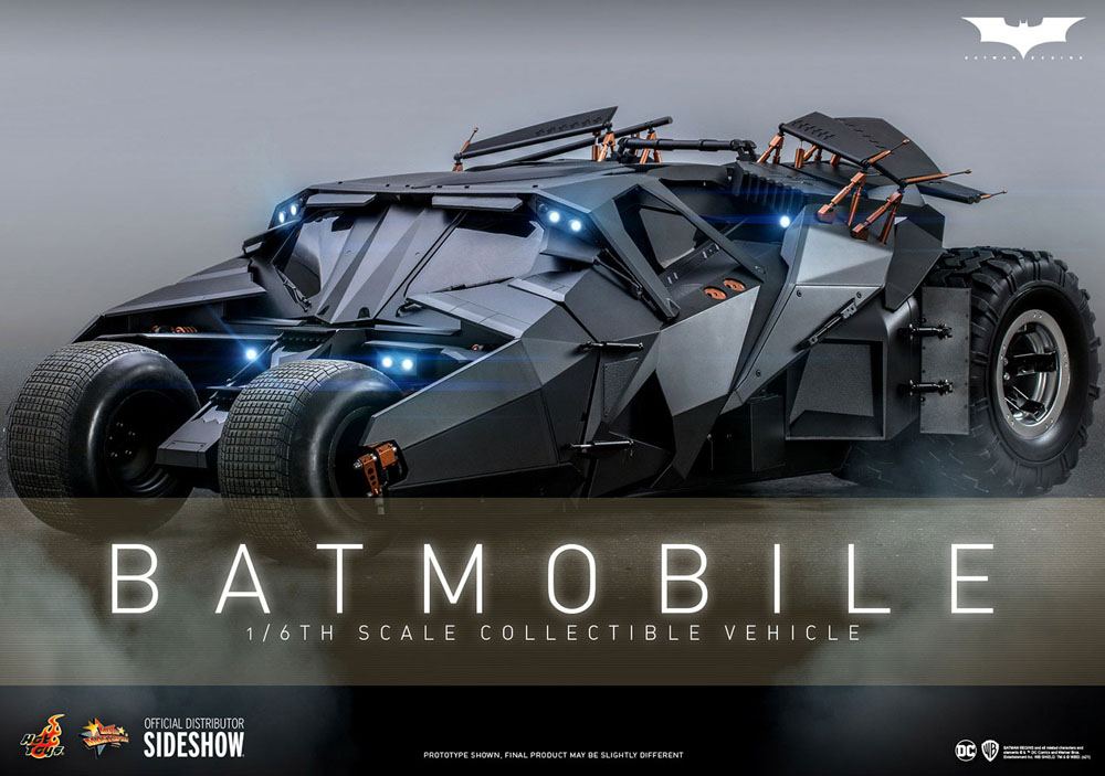 Batmobile - Batman Begins - Tumbler - Hot Toys Batmovil