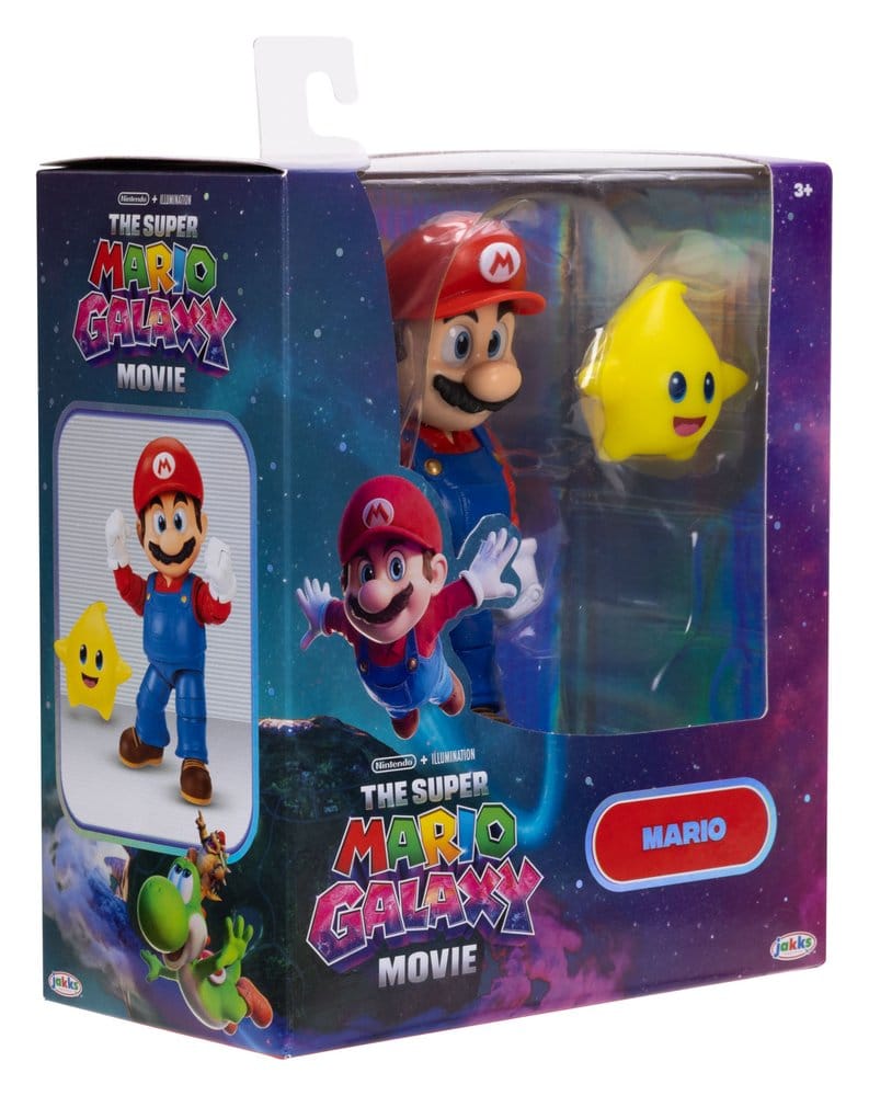 Pack de 4 figuras premium Super Mario Galaxy de 13 cm. Merchandising Pack de 4 figuras premium Super Mario Galaxy de 13 cm. Merchandising