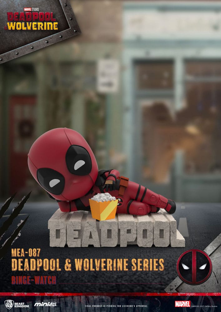 Deadpool 3 Pack de 6 Figuras Deadpool & Lobezno Series Mini Egg Attack Set 8 cm Beast Kingdom Toys