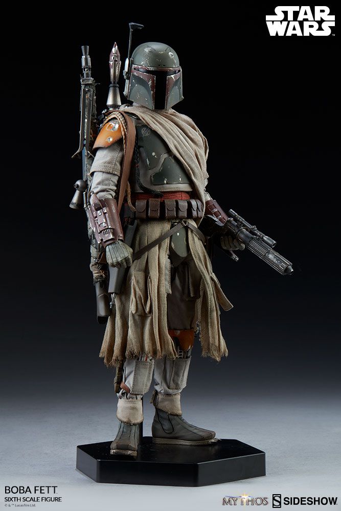 未開封 SIDESHOW STAR WARS Boba Fett Star Wars Figura Mythos 1/6 Boba Fett 30 cm Sideshow