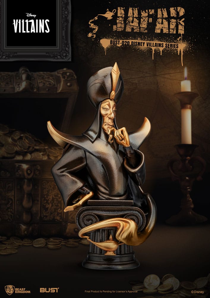 Disney Villains Series Busto PVC Jafar 16 cm Beast Kingdom Toys 