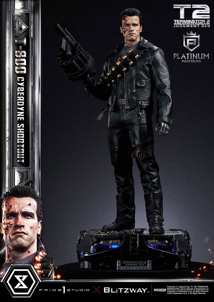Terminator 2 Estatua Platimum Masterline Series 1/3 T-800