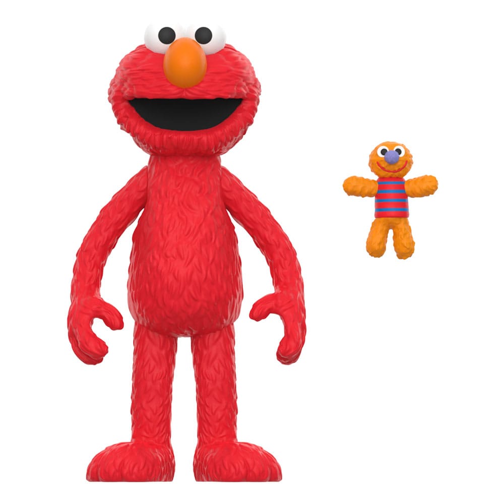 Barrio Sesamo Figura ReAction Wave 04 Elmo & Baby David 10 cm Super7