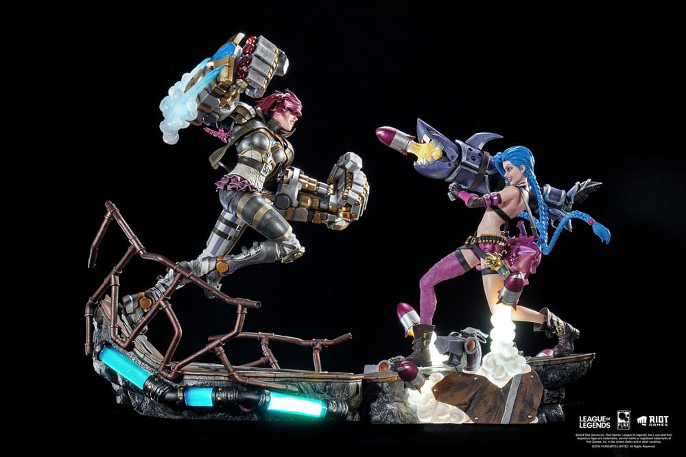 League of Legends Pack de 2 Estatuas 1/6 Vi & Jinx Pure Arts