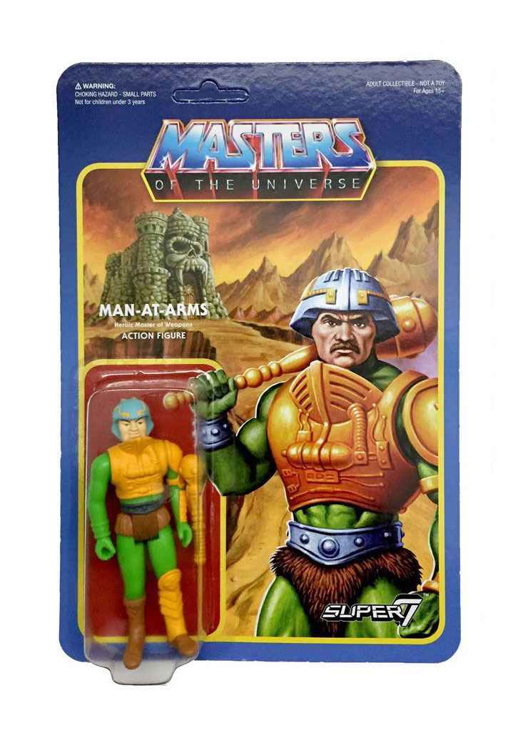 Masters of the Universe Figura ReAction Wave 2 Man At Arms 10 cm