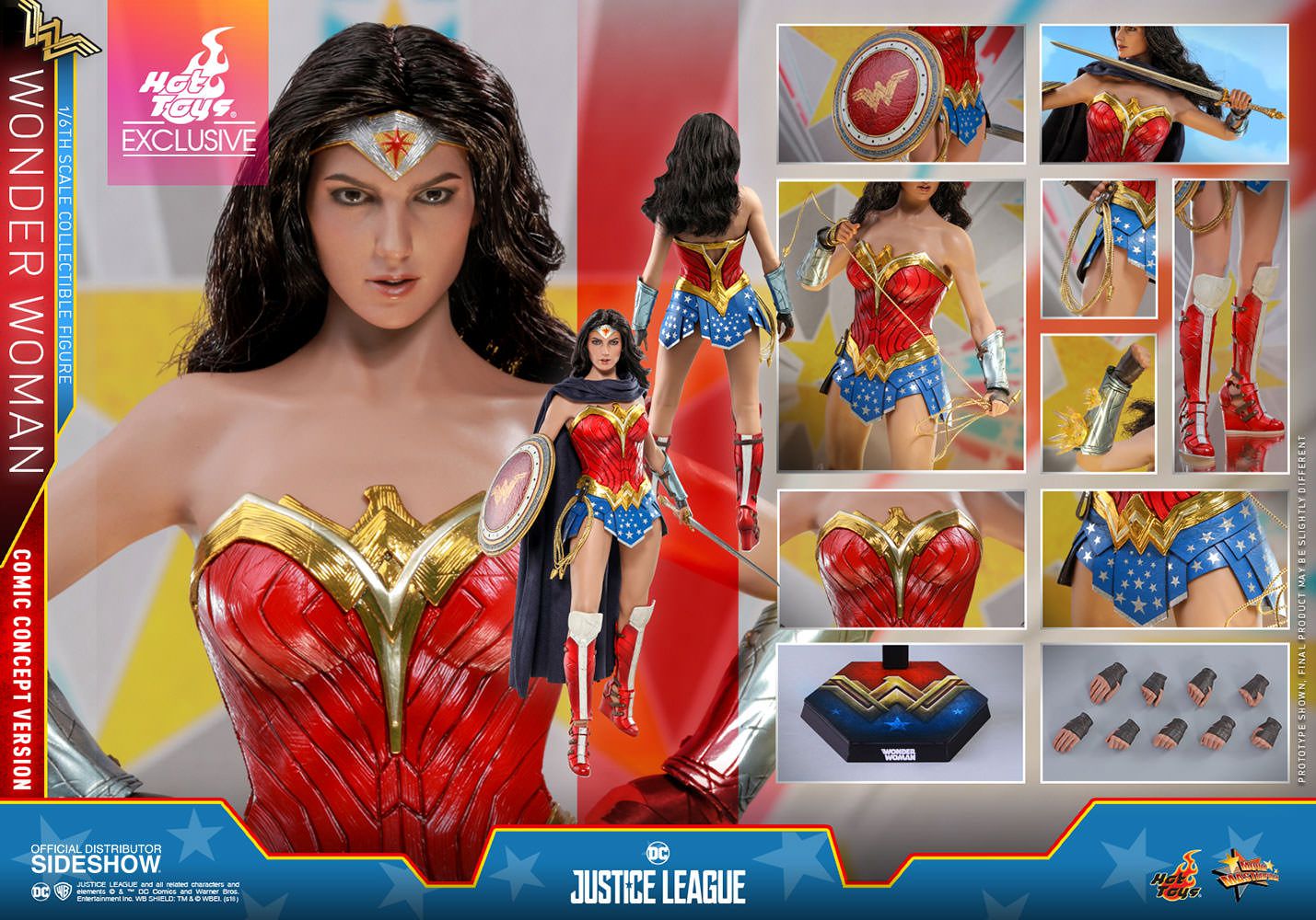 Wonder Woman VERSION COMIC Sixth Scale Figure by Hot Toys