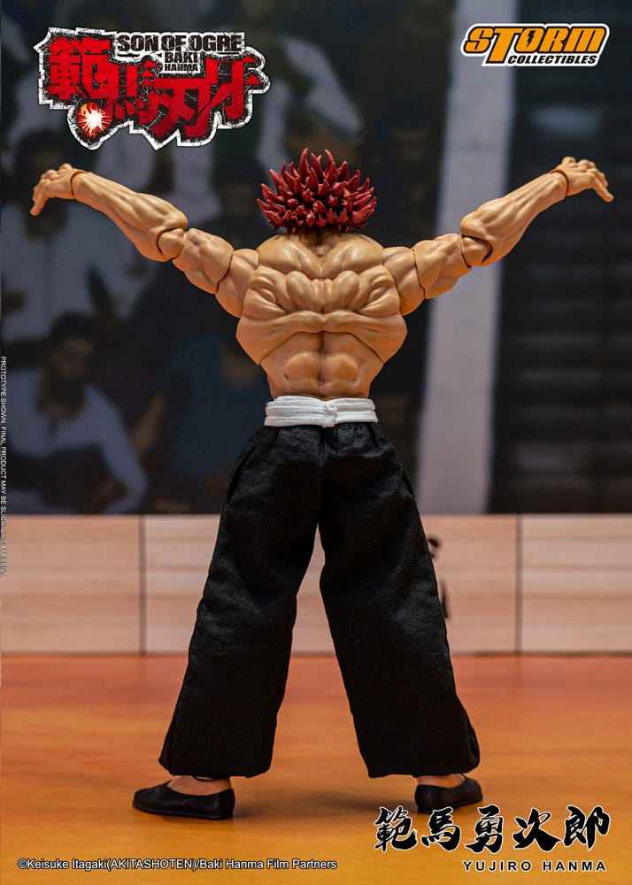 Figura De Acción Hanma Yujiro De Baki – Modelo De 15 Cm En PVC, Postura De Lucha, Hecho A Mano – Perfecto Para Decoración De Escritorio Y Regalo Para Fans Del Anime