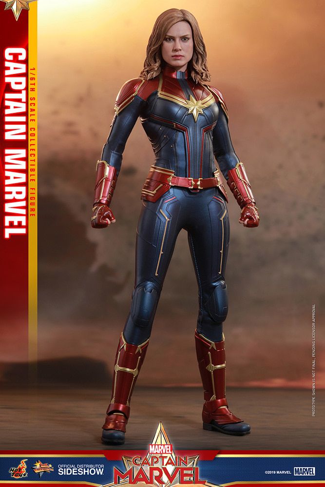 [新品未使用]CAPTAIN MARVEL フィギュア Captain Marvel Figura Movie Masterpiece 1/6 Captain Marvel 29 cm