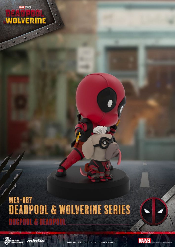 Deadpool 3 Pack de 6 Figuras Deadpool & Lobezno Series Mini Egg Attack Set 8 cm Beast Kingdom Toys