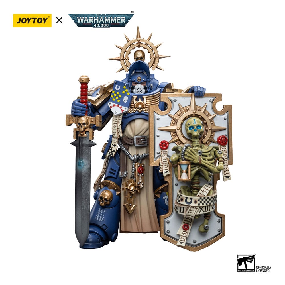 Figura Warhammer 40k Space Wolves Iron Priest HiPlay JoyToy - Escala 1:18, 105 Mm, Altamente Articulada