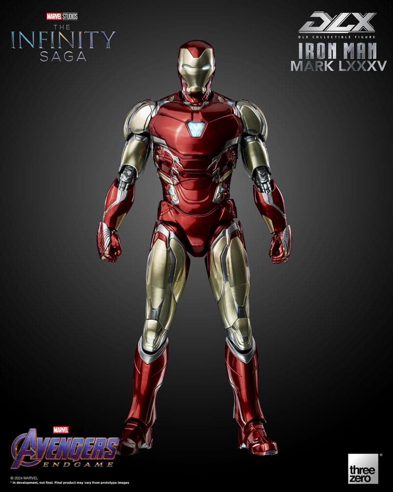 Infinity Saga Figura 1/12 DLX Iron Man Mark 85 17 cm ThreeZero