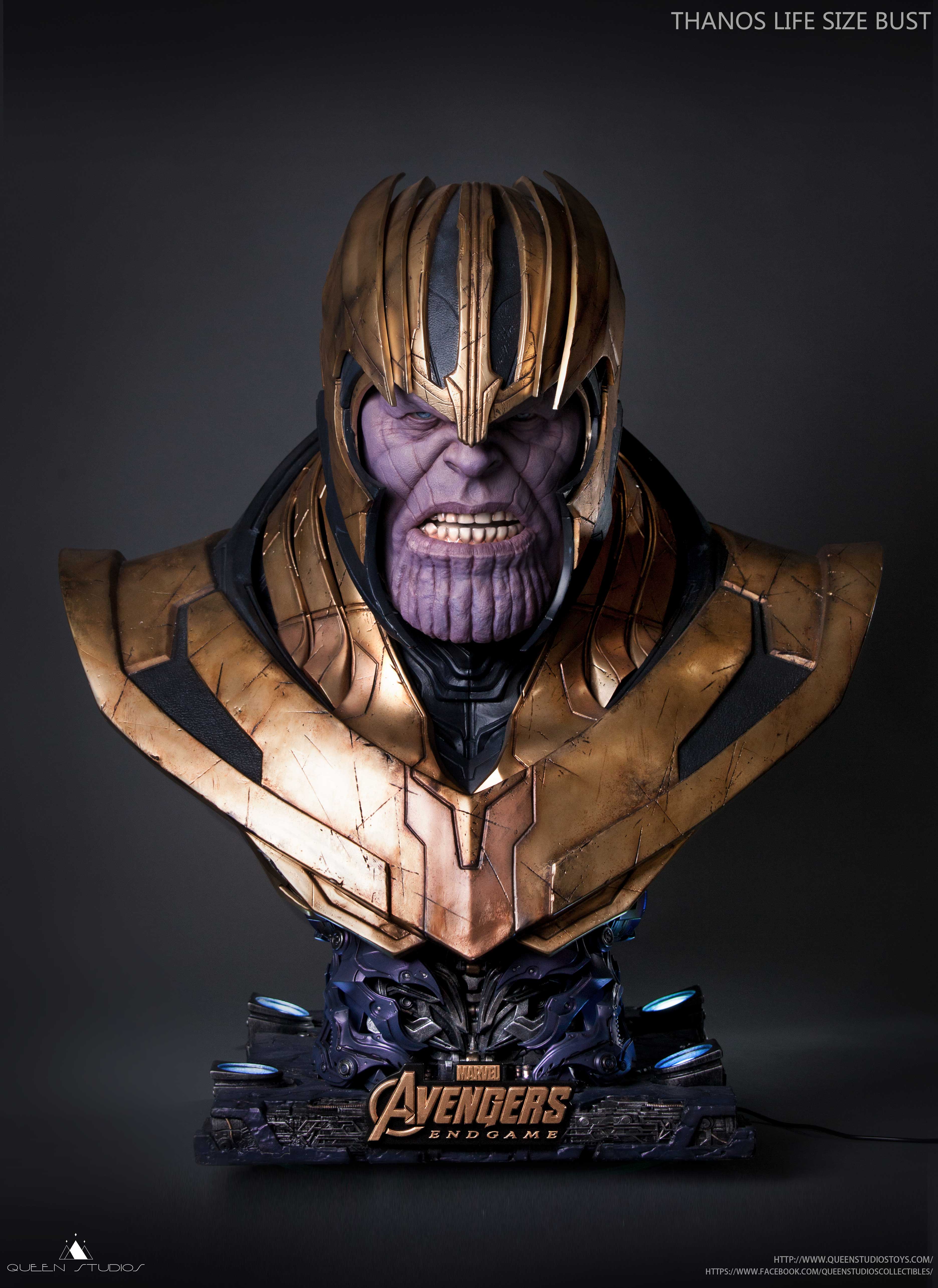 Busto Thanos Studios Escala real Los vengadores