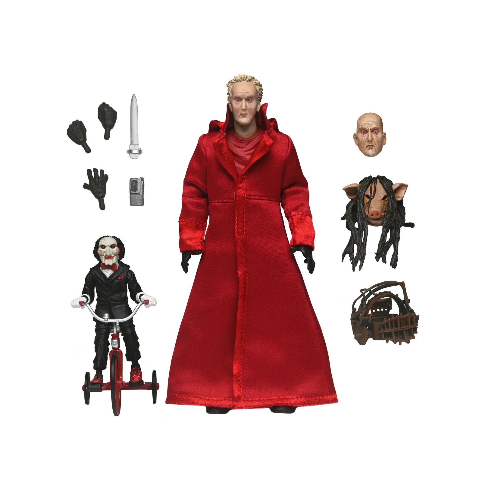 Saw Cabezón Head Knocker Jigsaw Puppet 20 cm NECA