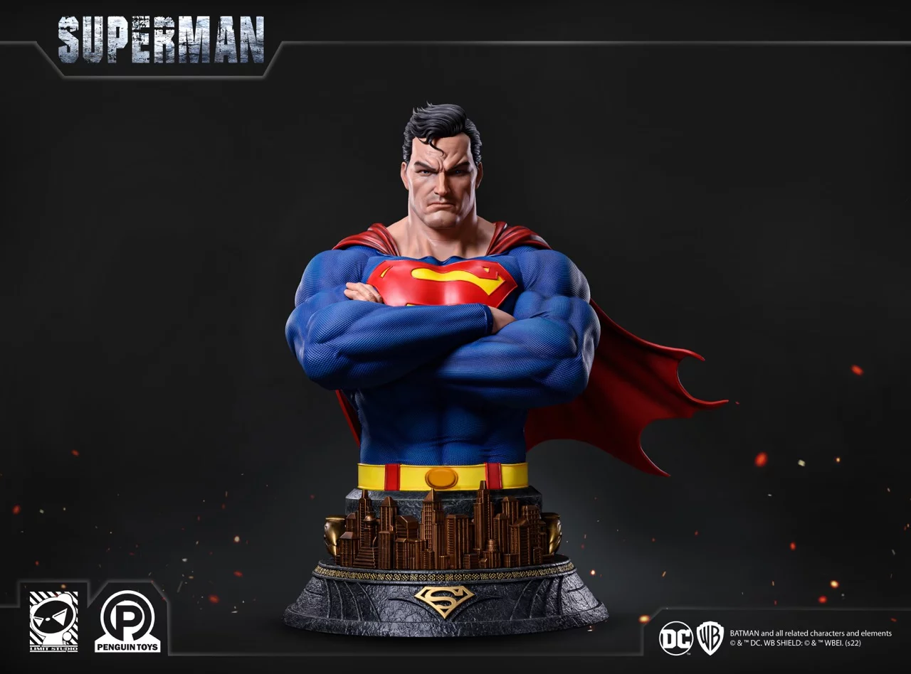 SUPERMAN BUSTO 1/1 ESCALA REAL Limit Studio & Penguin Toys 102CM
