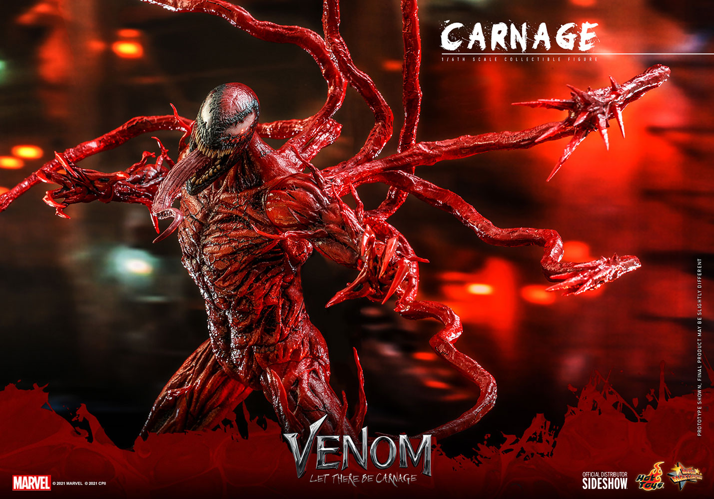 Carnage Hot Toys Venom: Let There Be Carnage ( Spiderman )