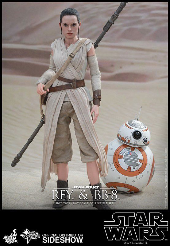 Star Wars The Force Awakens: Rey & BB-8 1:6 scale figure set