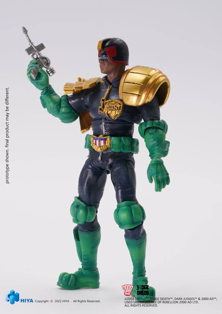 2000 AD Figura 1/18 Exquisite Mini Juez Dredd Giant 10 cm Figuras