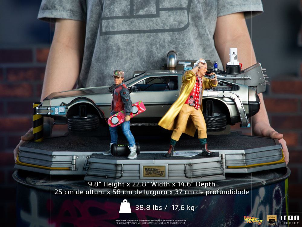 Figurine NECA Biff Tannen (Retour Vers Le Futur) - Échelle 1/10 (environ 18 Cm) - Neuf Dans Sa Boîte