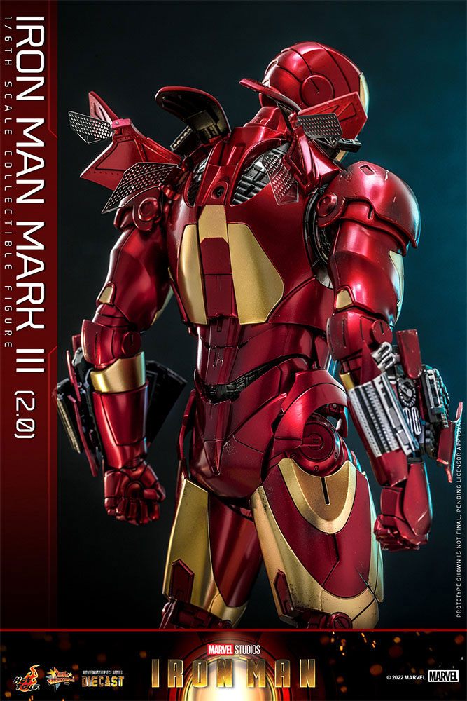 Iron Man Mark III (2.0) DIECAST HOT TOYS Iron Man Mark III (2.0) DIECAST HOT TOYS