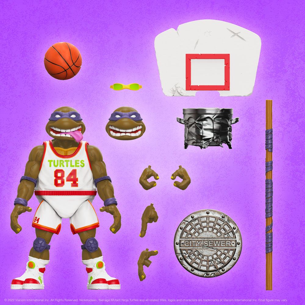 Tortugas Ninja Figura Ultimates Slam Dunkin' Don 18 cm Super7