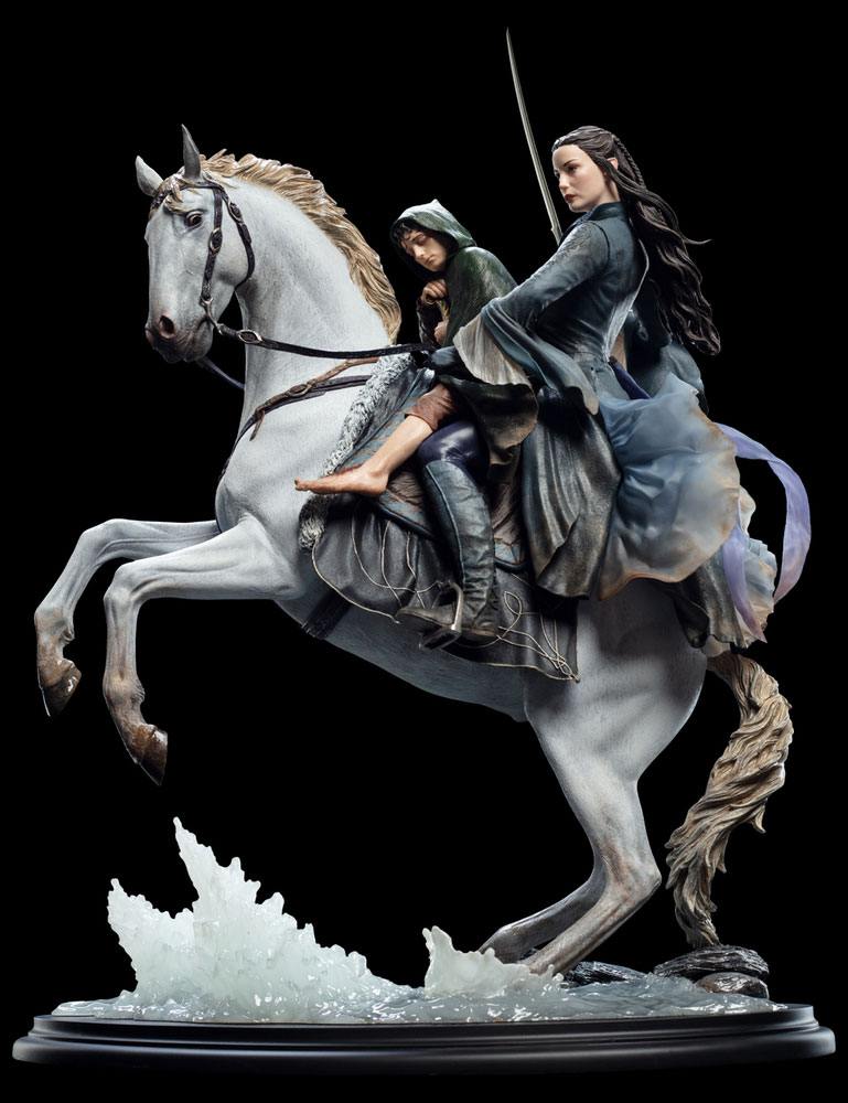 El Señor de los Anillos Estatua 1/6 Arwen & Frodo on Asfaloth 40 cm