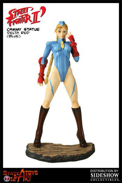 Street Fighter Figurine Figurine Street Fighter Cammy White - 17 Cm - PVC Avec Socle - Neuf - Idéal Collection Ou Cadeau Femme Statuette