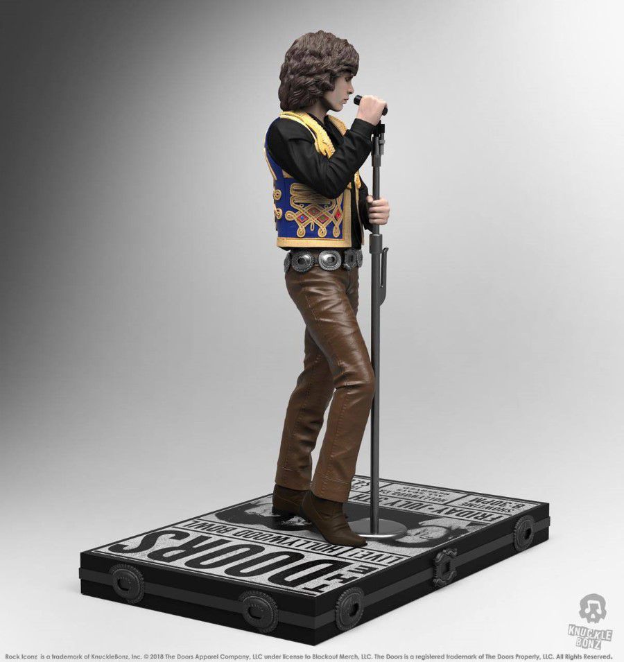 The Doors Jim Morrison フィギュア The Doors Estatua Rock Iconz 1/9 Jim Morrison 21 cm