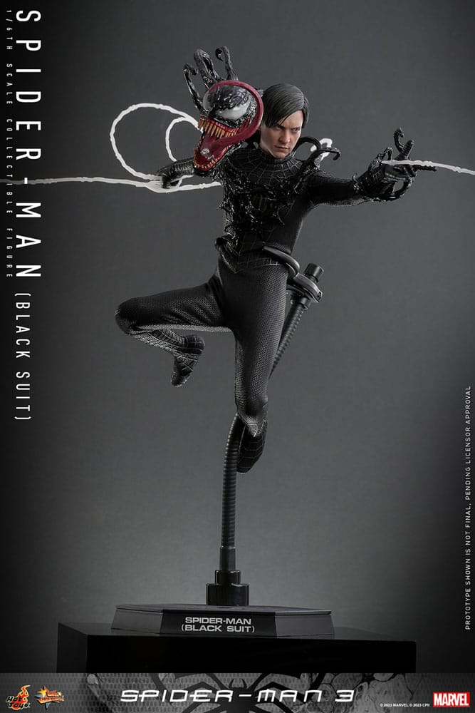 SpiderMan 3 Figura Movie Masterpiece 1/6 Spider-Man (Black Suit